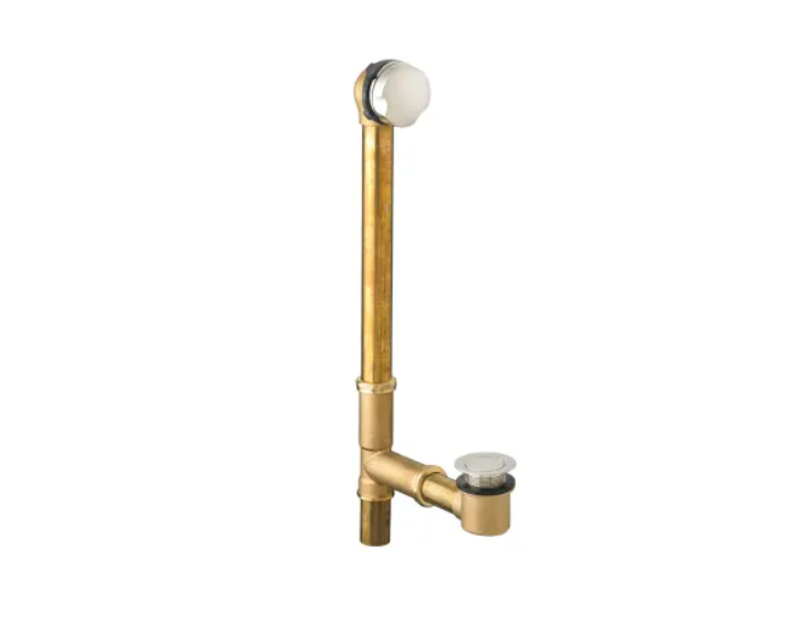 American Standard 1583470.295 Universal Drain Minimum Depth: 14" Maximum Depth: 18-1-2" Shoe Adjustability: 6-1-8" - 8-1-8"