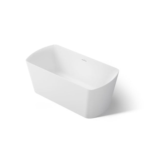 Kohler K-26079-0 Irvine 59" x 29-1-2" Acrylic Soaking Tub with Center Drain, Drain Assembly, and Integrated Overflow