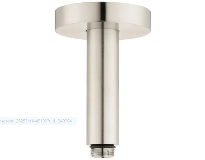 Hansgrohe 27393821 Raindance E Ceiling Mount Shower Arm - Limited Lifetime Warranty