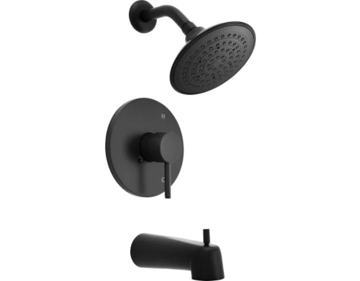 PROFLO PF8830GMB Orrs Tub and Shower Trim Package with 1.75 GPM Single Function Shower Head