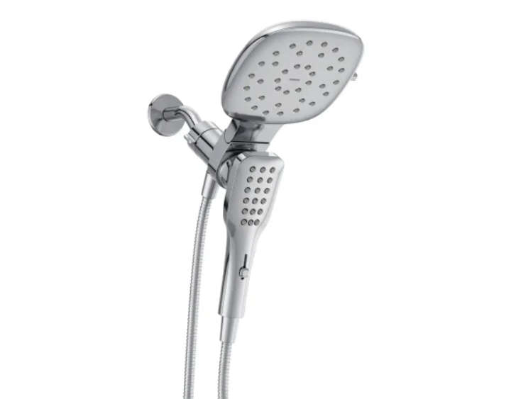 Moen 220C5 Verso 2.5 GPM Multi Function Shower Head with Hand Shower, Infiniti™ Dial, and Magnetix® Technology