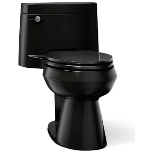 Kohler K-3619-7 Cimarron 1.28 GPF Elongated One-Piece Comfort Height Toilet with AquaPiston Flush Technology - Seat Included