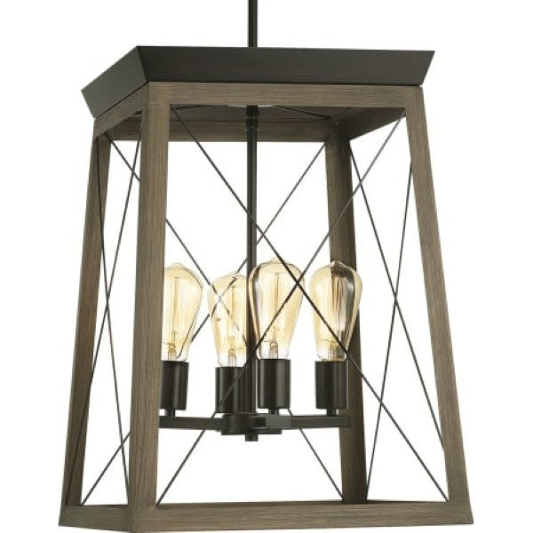 Progress Lighting P500178-020 Briarwood 4 Light 16" Wide Pendant