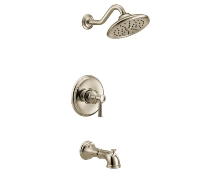 Moen UT3313NL Belfield Single Function Pressure Balanced Valve Trim Only with Single Lever Handle and Integrated Diverter - Less Rough In
