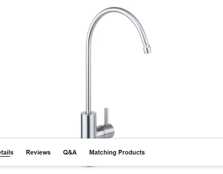 Miseno MWD007-B 1.8 GPM Cold Water Dispenser Faucet with T304 Stainless Steel Construction