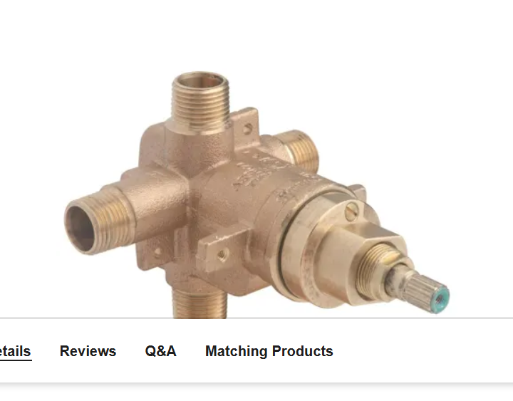 New Symmons 262BODY Temptrol® Tub-Shower Valve Body