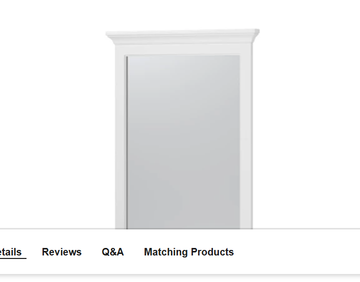 CRAFT + MAIN HOWM2432 Hollis 24" W x 32" H Traditional Rectangular Framed Bathroom Wall Mirror