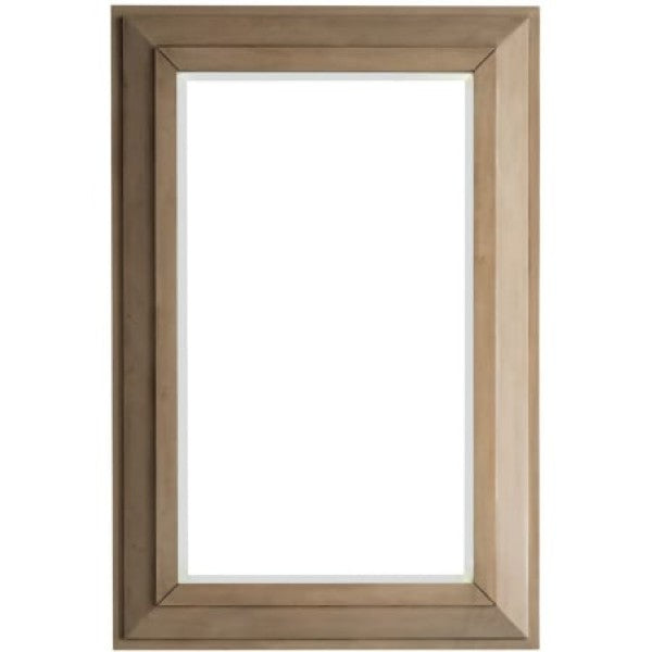 James Martin Vanities 620-M28-WW Portland 28" W x 42" H Transitional Rectangular Wood Framed Bathroom Wall Mirror