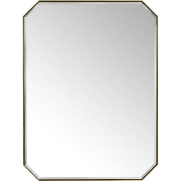 James Martin Vanities 715-MO30-CB Rohe 30" W x 40" H Rectangular Stainless Steel Framed Bathroom Wall Mirror