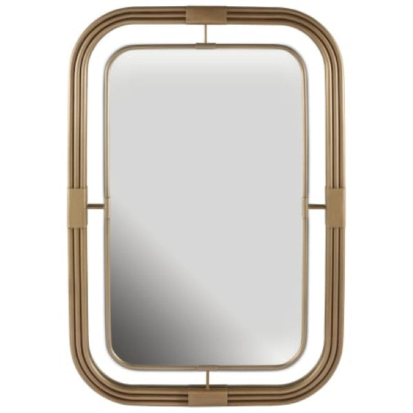 Capital Lighting 730201MM 28-1-4" W x 42-1-4" H Modern Rectangular Steel Framed Bathroom Mirror