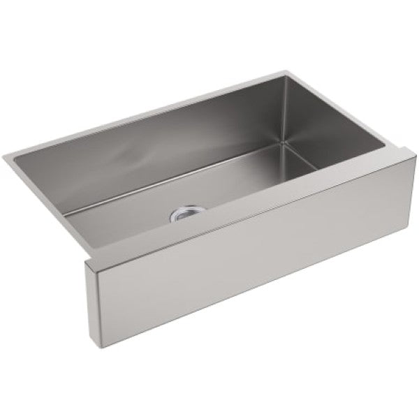 Kohler K-5415-NA Strive 35-1-2" Single Basin Undermount 16-Gauge Self Trimming Sink with SilentShield