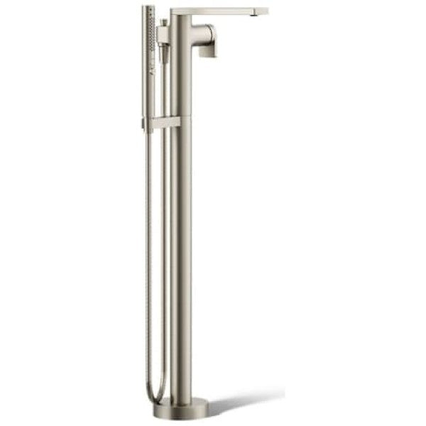 Kohler K-T73087-4-BN Composed Floor Mounted Tub Filler with Hand Shower and Built-In Diverter