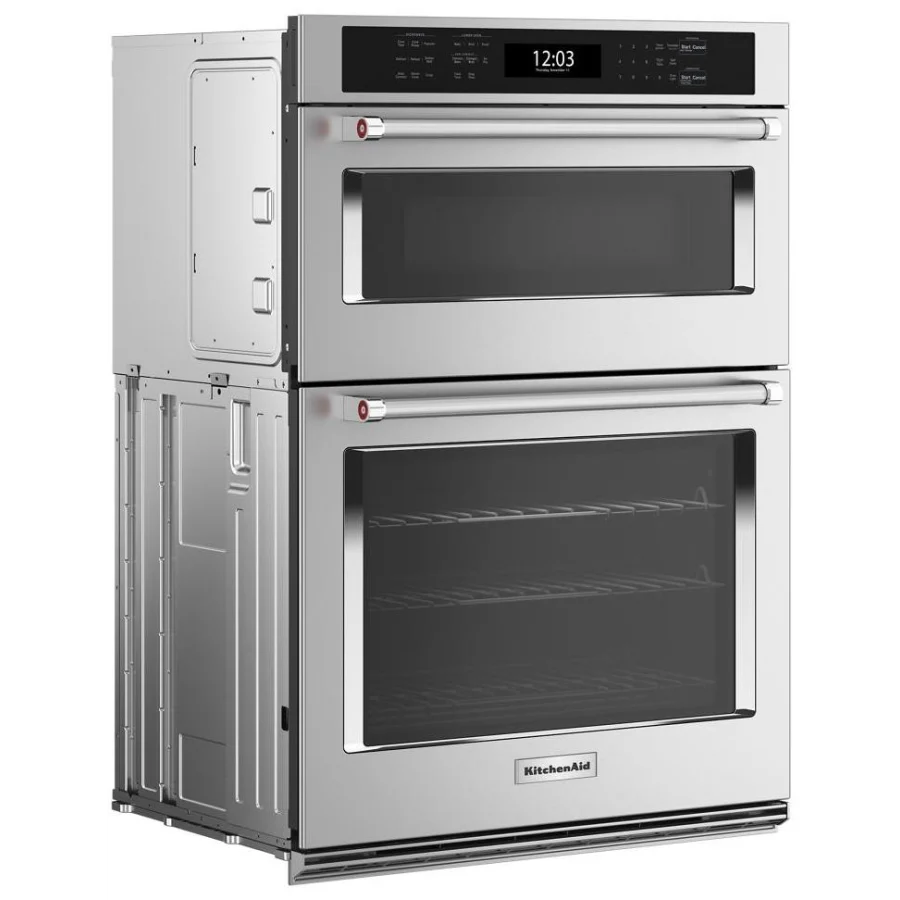 KitchenAid 27" Wide 5.7 Electri Oven and Microwave Combo with Air Fryer WARRANTY