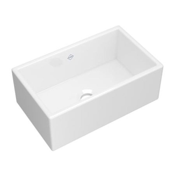 Shaws MS3018WH Shaker 30 Farmhouse Single Basin Fireclay Kitchen Sink