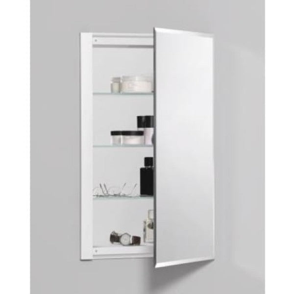Robern RC1626D4FB1 R3 16 x 26 x 4 Beveled Single Door Medicine Cabinet wit