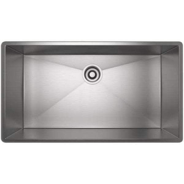 Rohl RSS3016SB Forze 31-1-2" Undermount Single Basin Stainless Steel Kitchen Sink