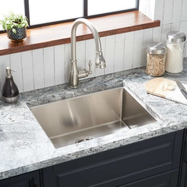 Signature Hardware SHORUCA2418 Ortega 24 Undermount Single Basin Stainless S