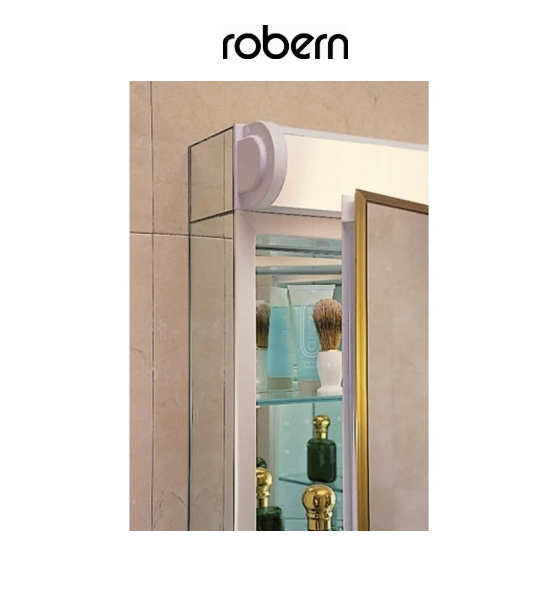 Robern MSMK40D6SRP Main Line 40" x 6" Semi-Recessed Side Kit
