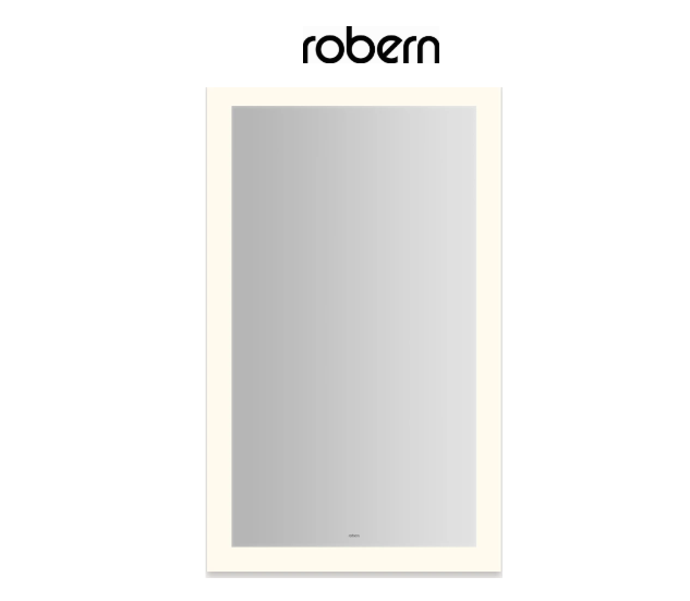 Robern YM2440RPFPD3 #B5 Vitality 24" W x 40" H Rectangular Frameless Bathroo