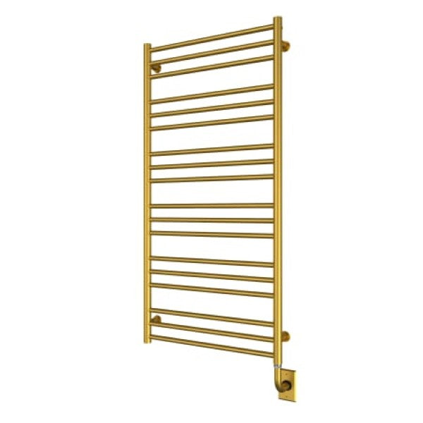 ICO Bath W4408 Tuzio Sorano 23-1-2"W x 47-1-2"H 110-120V Hardwired Stainless Steel Towel Warmer