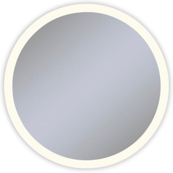 Robern YM0030CPFPD3 Vitality 30" Diameter Circular Frameless Bathroom Mirror with Light