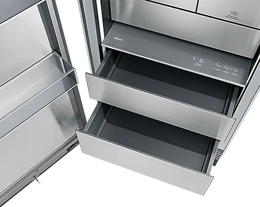 DACOR Column 24" Refrigerator DRR24980RAP & 30"Freezer DRZ30980LAP Panel Ready