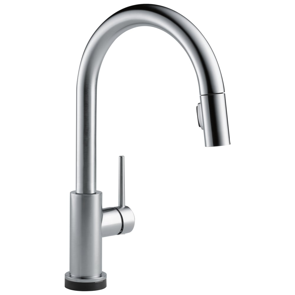 Delta 9159TV-AR-DST Trinsic VoiceIQ Voice Activated Pull Down Kitchen Faucet with On - Off Touch Activation and Magnetic Docking Spray Head
