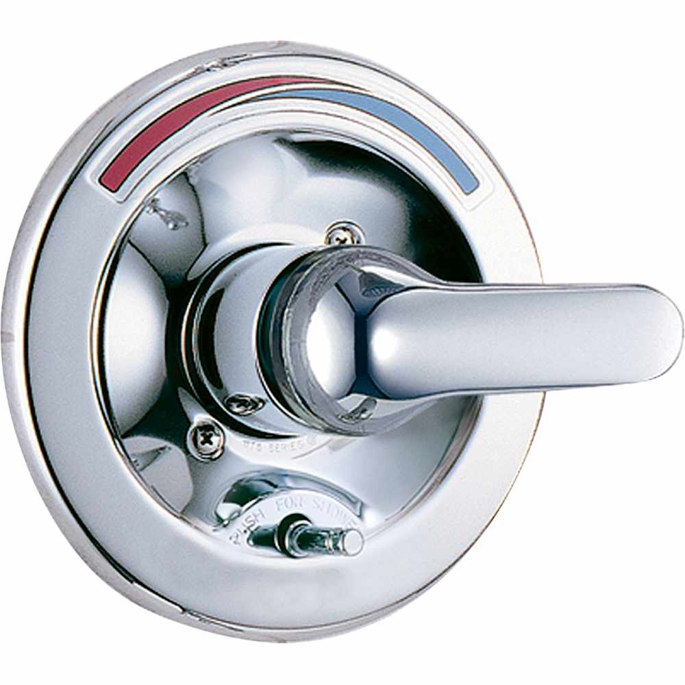 Delta T13391 #7 Single Handle Shower Valve Trim with Push Button Diverter and Me