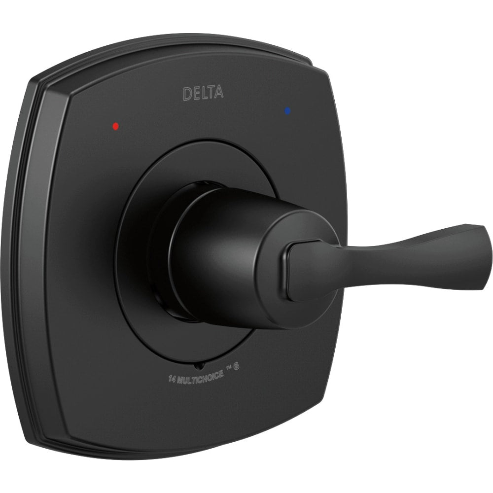 Delta T14076-BL Stryke Monitor 14 Series Single Function Pressure Balanced Valve Trim Only with Single Lever Handle - Less Rough-In