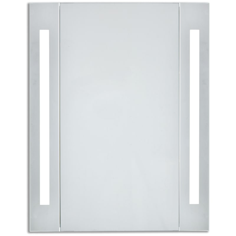 Elegant Lighting MRE8011 Elixir 23-1-2" W x 30" H Modern Rectangular Steel Frameless Bathroom Wall Mirror with LED Lighting