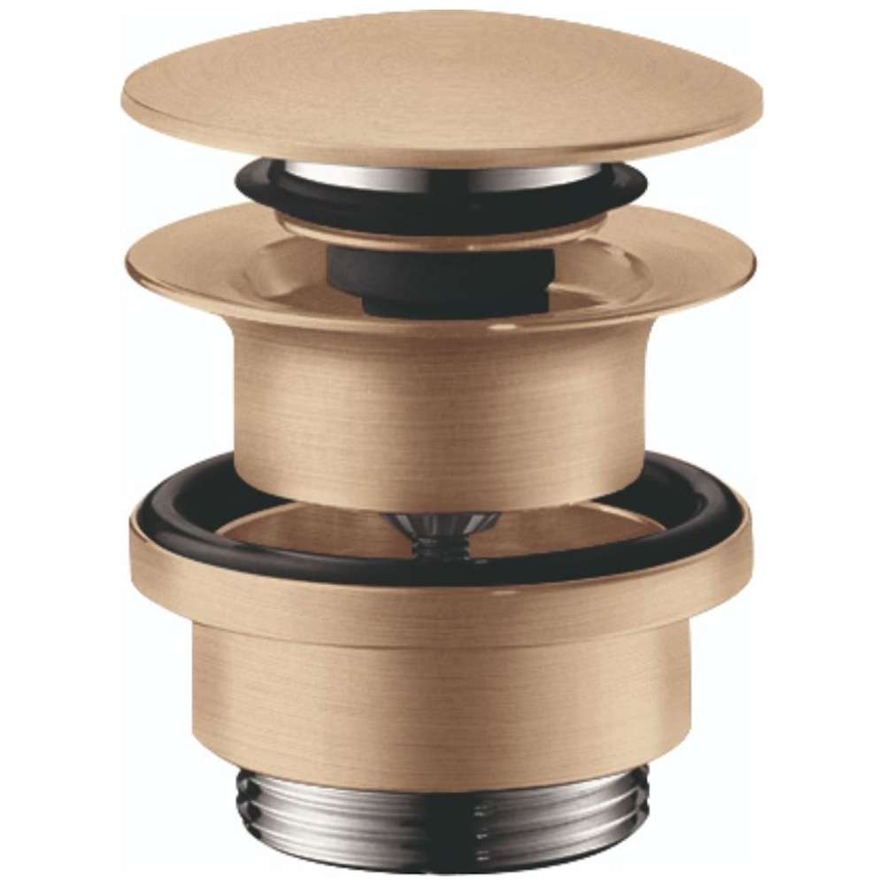 Hansgrohe 50100141 Accessories 1-1-4" Push-Open Drain Assembly with Overflow