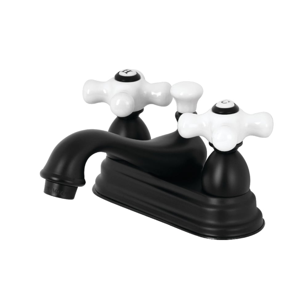Kingston Brass KS3600PX Restoration 1.2 GPM Centerset Bathroom Faucet with Pop-Up Drain Assembly