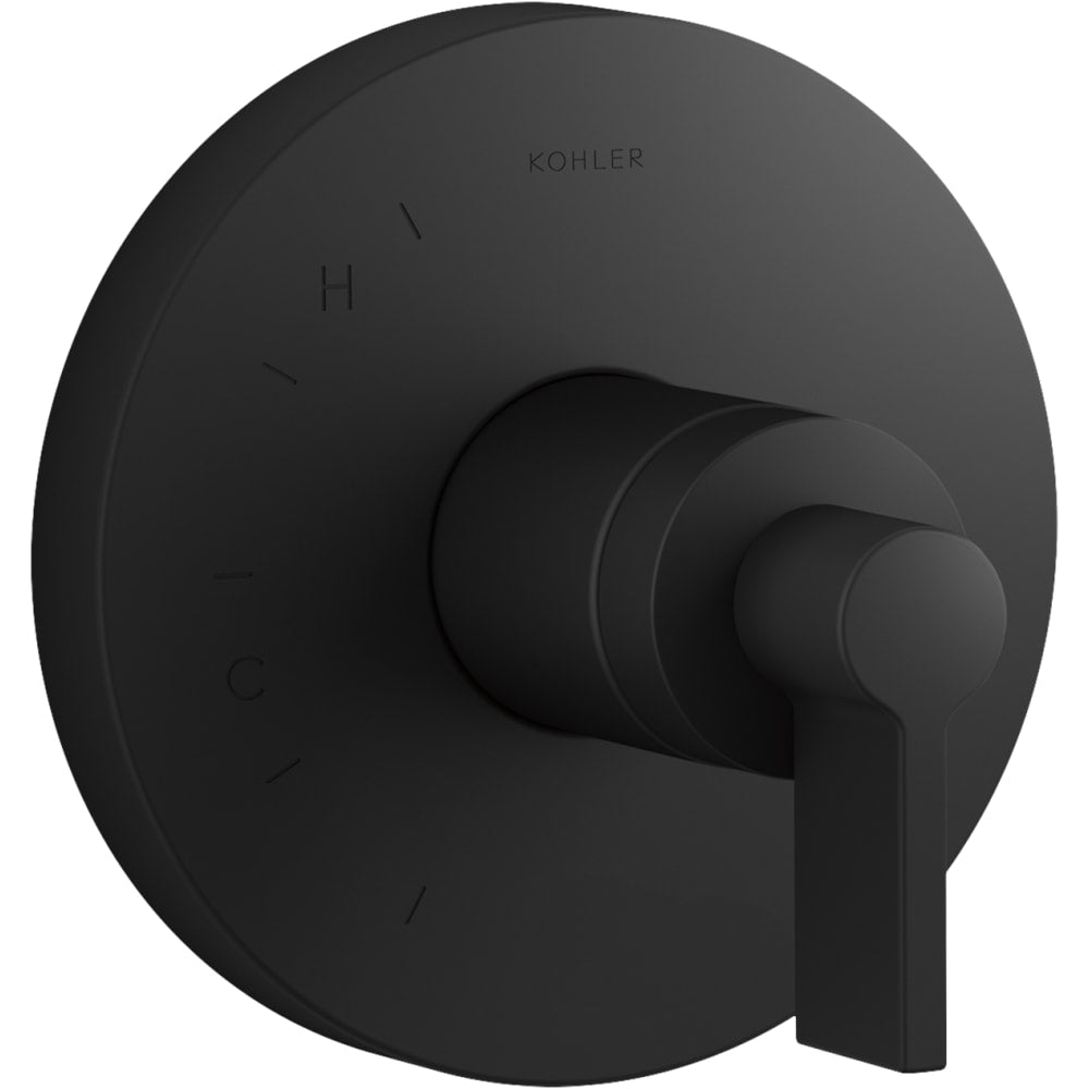Kohler K-TS78015-4-BL Components Single Function Pressure Balanced Valve Trim Only with Single Lever Handle - Less Rough In
