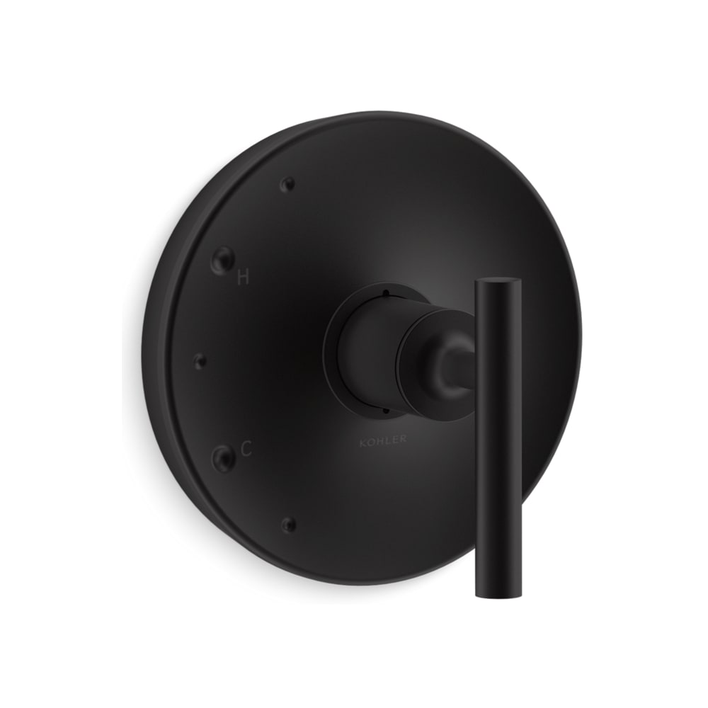 Kohler K-TS14423-4-BL Purist Pressure Balanced Valve Trim Only with Single Lever Handle - Less Rough In