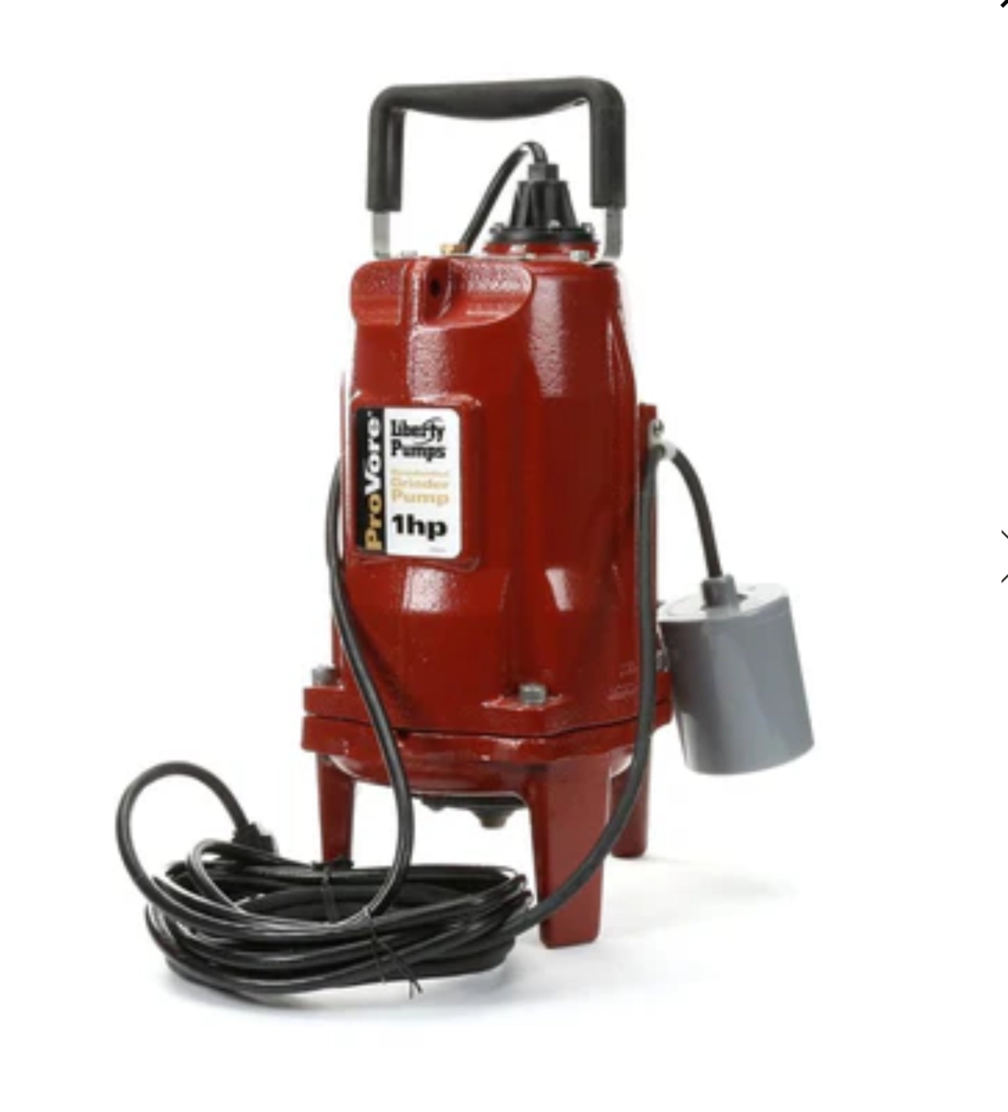 Liberty Pumps PRG101A 1 HP ProVore® Residential Grinder Pump (2") with Piggyback Tether Float