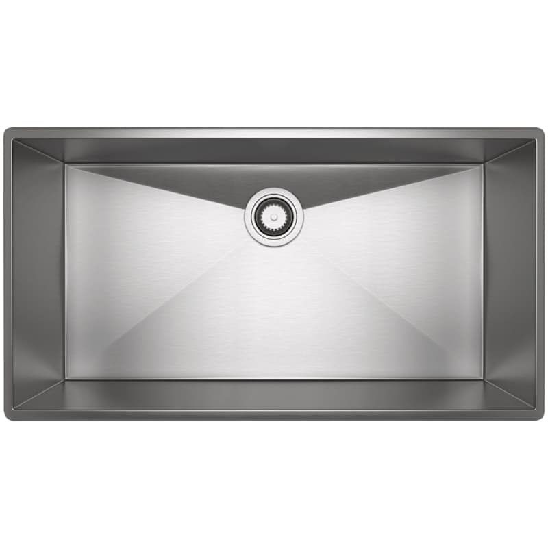 Rohl RSS3318SB Forze 34-1-2" Undermount Single Basin Stainless Steel Kitchen Sink