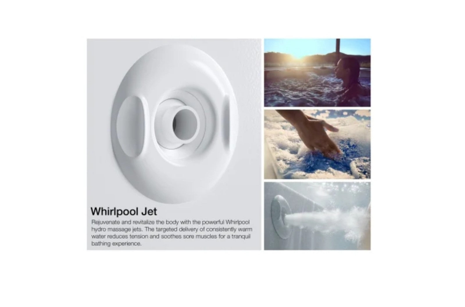 Kohler K-1173-XHGH-0 Underscore Rectangle 66" Drop In Acrylic Air / Whirlpool Tu