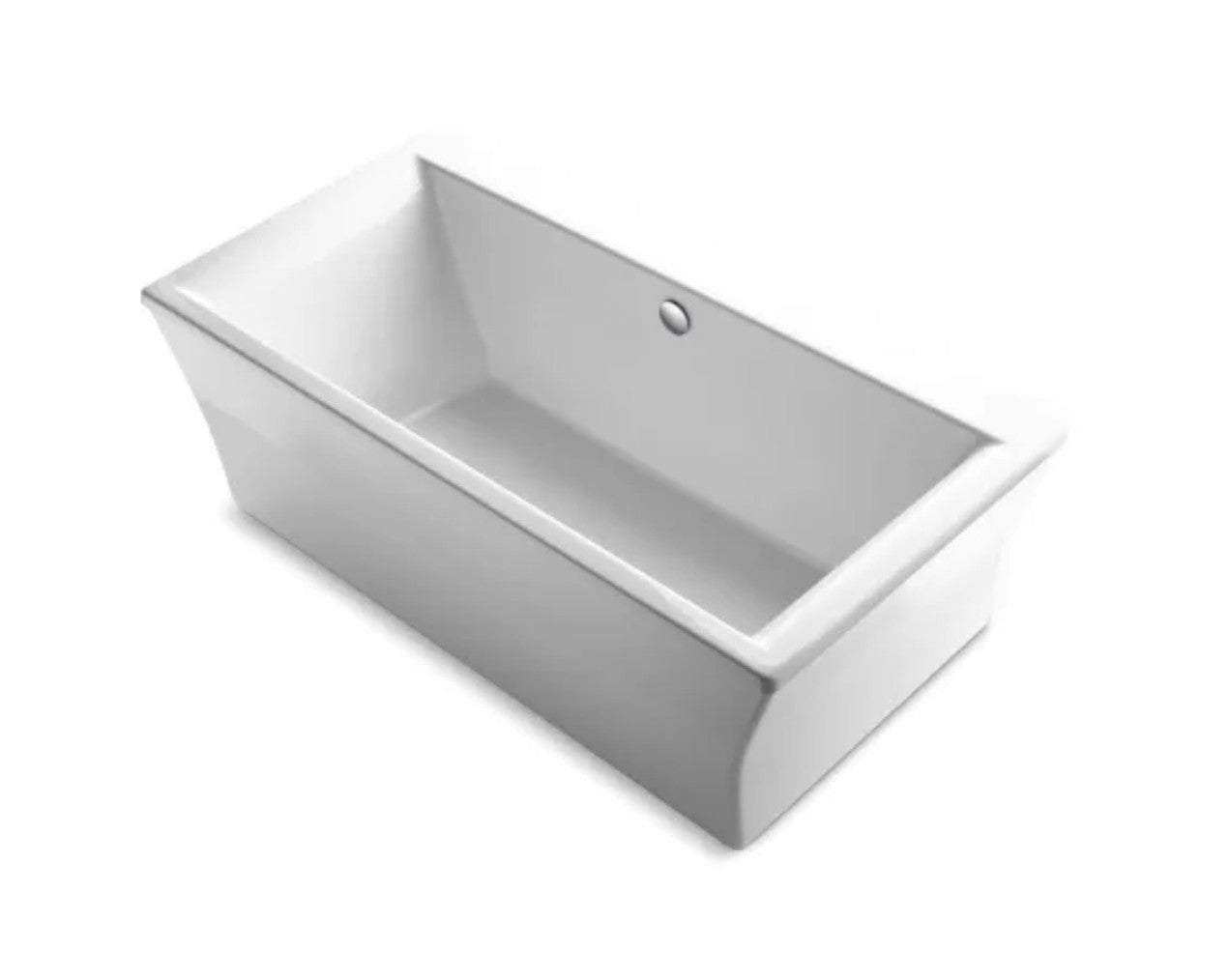 Kohler K-24011-0 Stargaze 60" Soaking Bathtub for Freestanding Installations