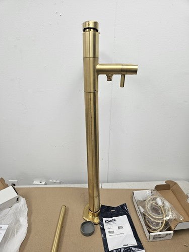 Kohler K-T27025-4-2MB Occasion Floor-Mount Bath Filler Trim with Handshower