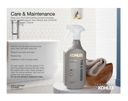 Kohler K-1173-XHGH-0 Underscore Rectangle 66" Drop In Air/Whirlpool Tub With Rev