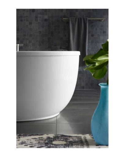 BRAND NEW Kohler 24001-0 Sunstruck 60" Soaking Bathtub for Freestanding, Center