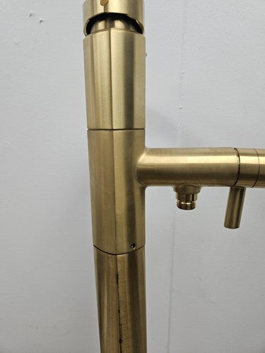 Kohler K-T27025-4-2MB Occasion Floor-Mount Bath Filler Trim with Handshower