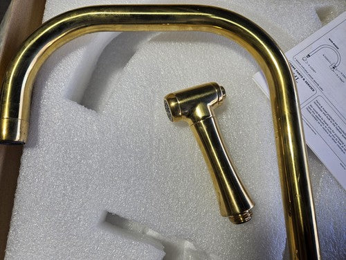 Rohl Perrin & Rowe U.4278X-ULB-2 Holborn Bridge Faucet With Sidespray