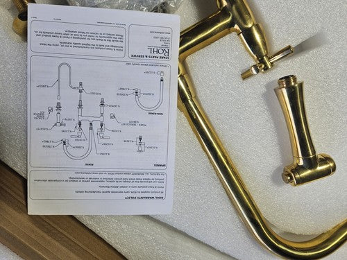 Rohl Perrin & Rowe U.4278X-ULB-2 Holborn Bridge Faucet With Sidespray
