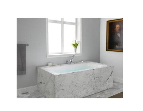 Kohler K-855-0 Tea-For-Two 66" Drop In/Undermount Cast Iron Soaking Tub -NEW