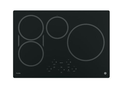GE Profile 30" 4 Burner Black Induction Cooktop - PHP9030DJBB