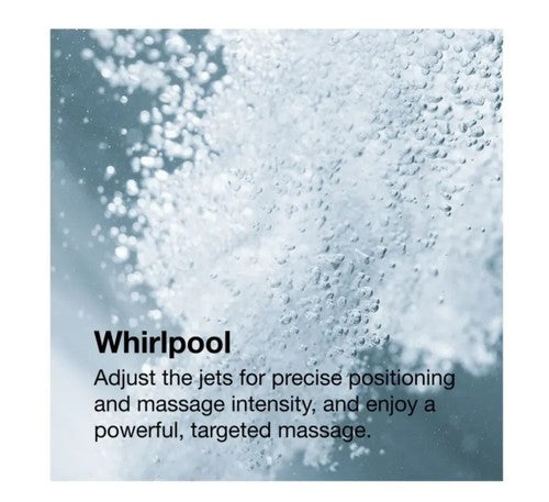 Kohler K-1173-XHGH-0 Underscore Rectangle 66" Drop In Air/Whirlpool Tub With Rev