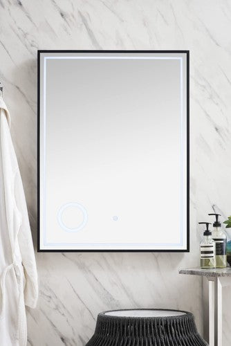 Tampa 23.6" Mirror, Matte Black