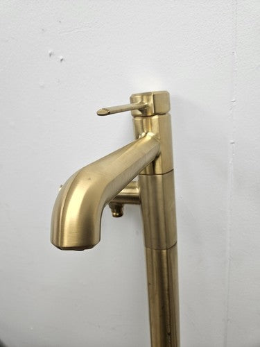 Kohler K-T27025-4-2MB Occasion Floor-Mount Bath Filler Trim with Handshower