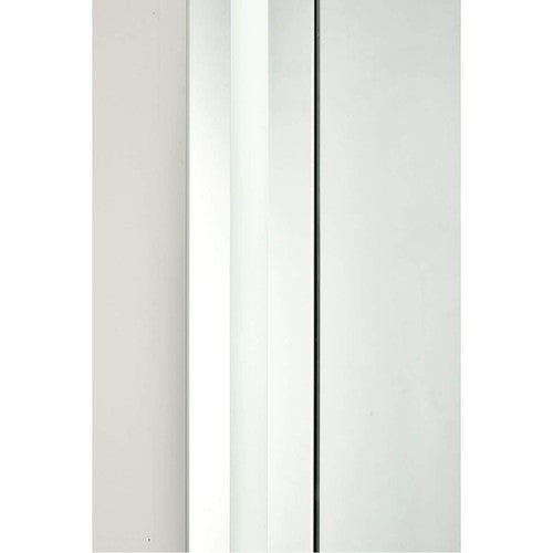 Elegant Lighting MRE8011 Elixir 23-1-2" W x 30" H Modern Rectangular Steel Frameless Bathroom Wall Mirror with LED Lighting
